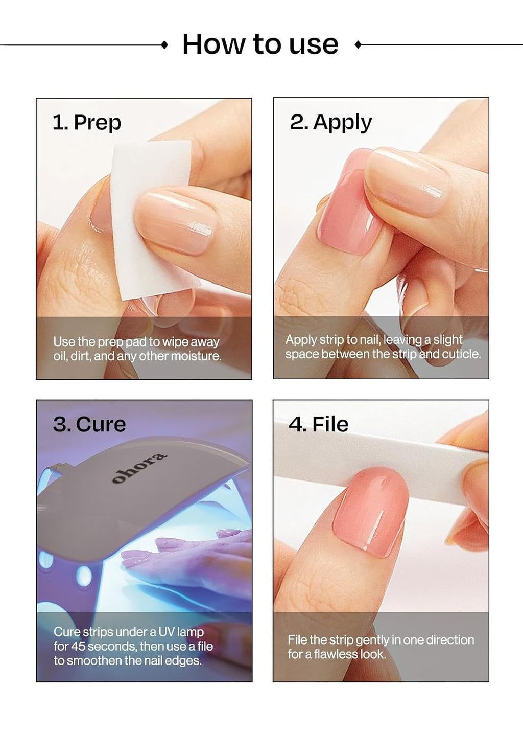 OHORA Dual-Tip Nail Tool – Silver