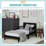 Dream On Me Brookside Toddler Bed In Black