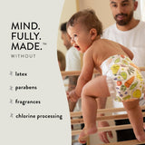 The Honest Company Clean Conscious Diapers Plant Based Sustainable Young At Heart Rose Blossom Super Club Box Size 2 12 To 18 lbs 152 Count