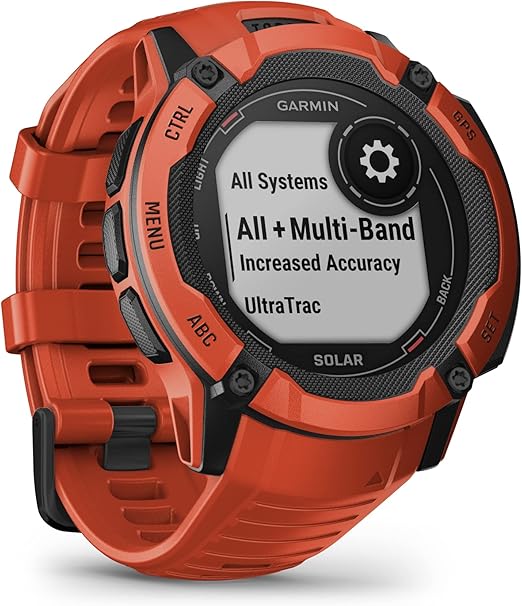 Smart Watch-Flame Red Garmin Instinct 2X Solar