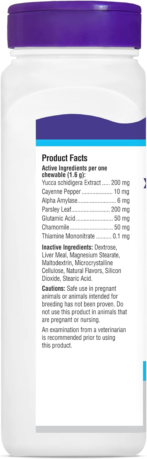 Pet Stool Eating Deterrent Chewable Tablet Savory Flavor 75 Chewables