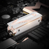 Sabrent M.2 2280 SSD Rocket Heatsink In Silver SBHTSS