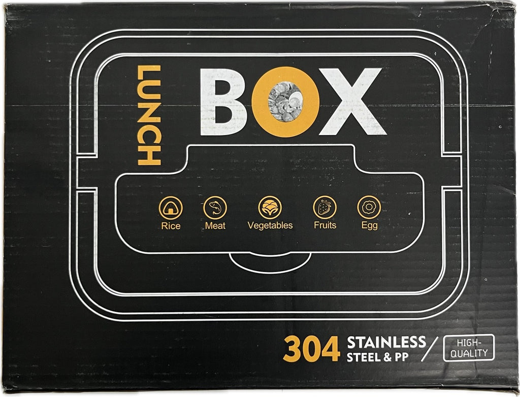 304 Stainless Steel And PP Lunch Box