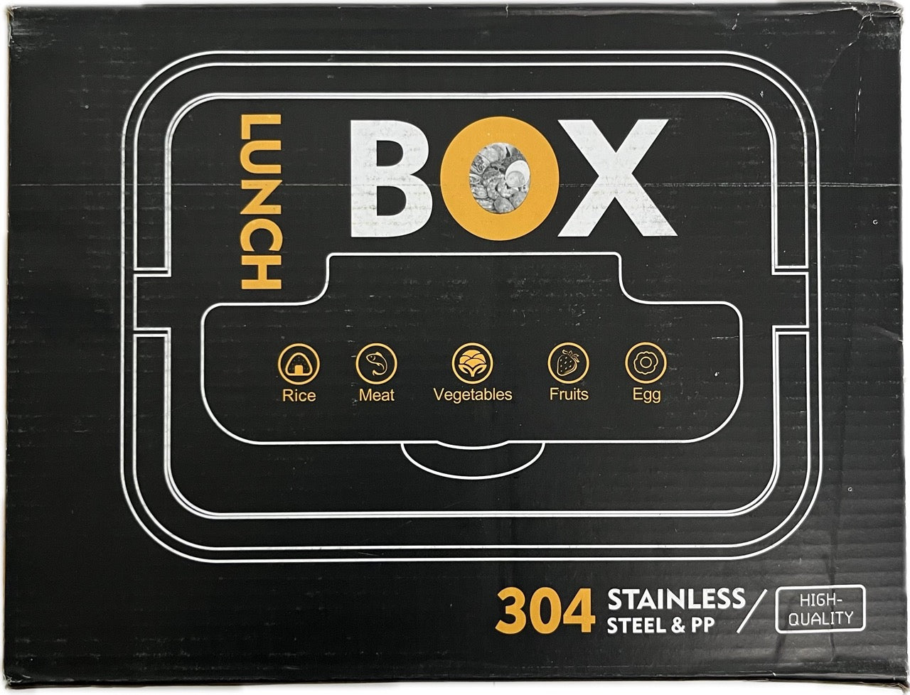 304 Stainless Steel And PP Lunch Box