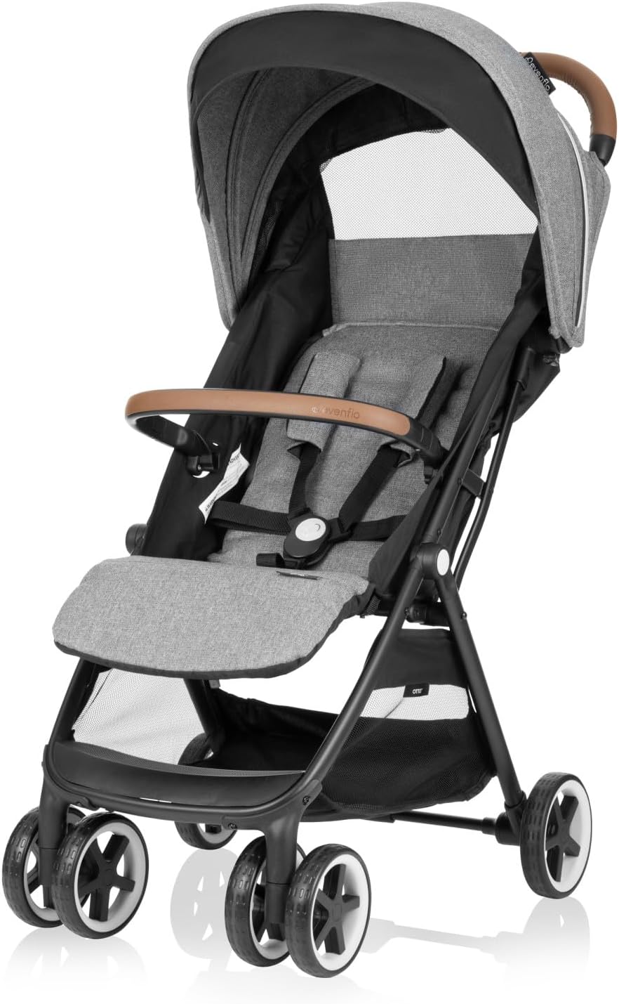 Evenflo GOLD Otto Self-Folding Stroller, Baby Carriage, Lightweight Stroller, Compact, Gravity Fold, Automatic, Fits Infant Car Seat, Baby Carriages, Light Stroller, Lightweight Travel Strollers Secondary image
