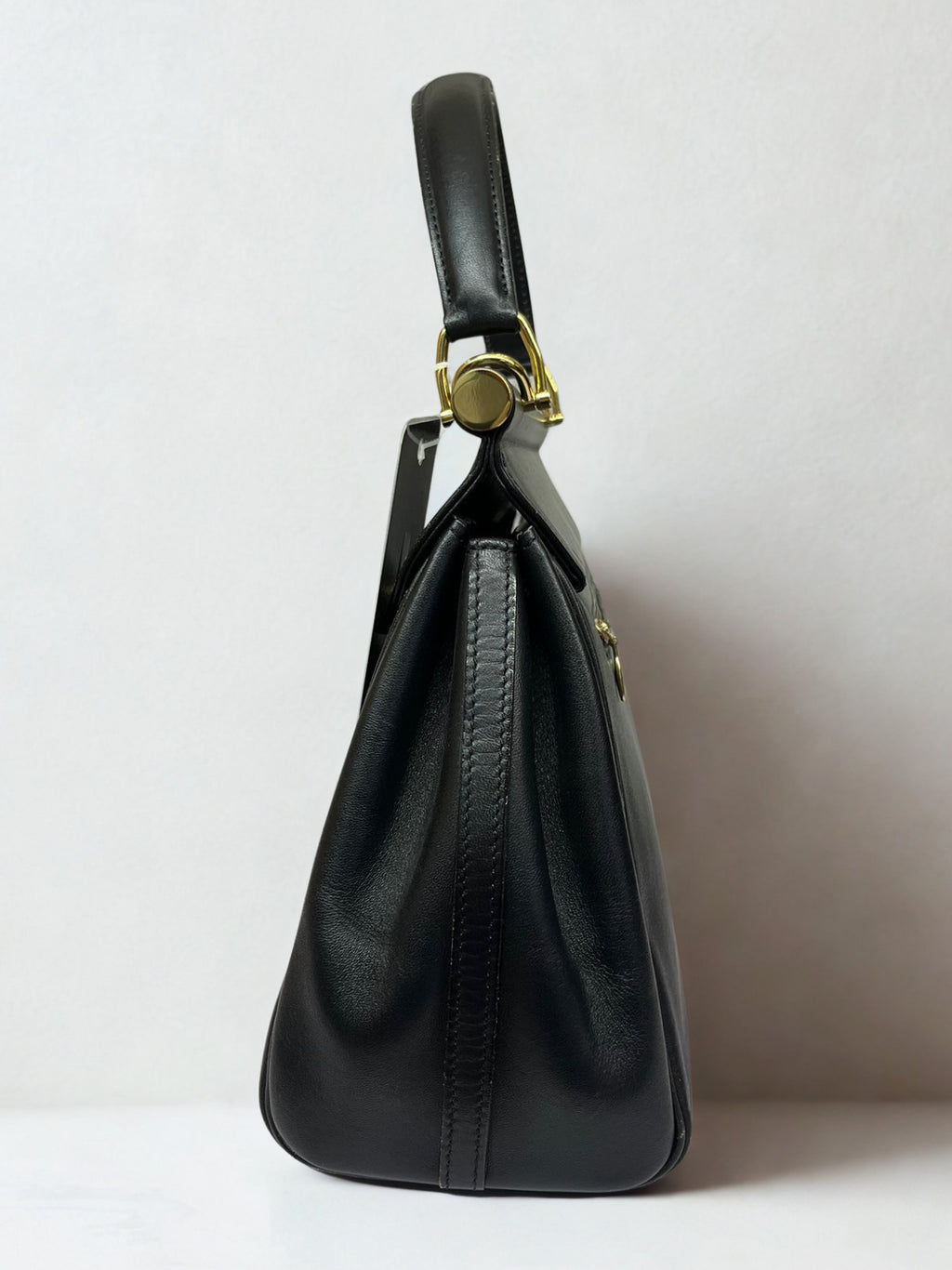 Vintage Valentino Garavani Top Handle Leather Handbag