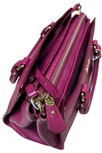 Salvatore Ferragamo Beky Tote Bag Fuchsia Saffiano Leather