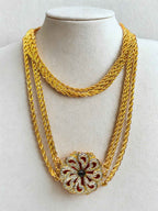 Avon Jewellery Floral Necklace And Earring Set