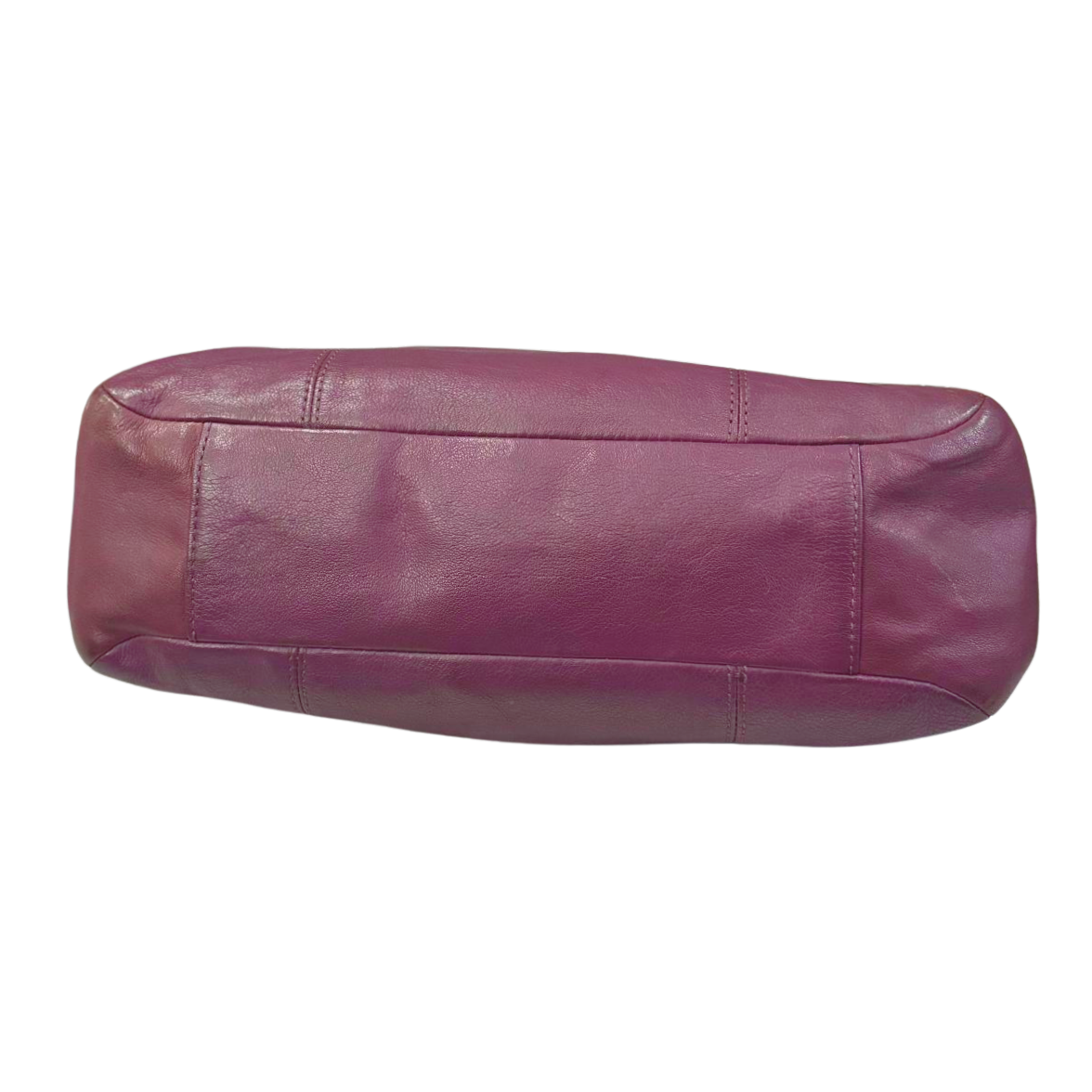 Coach F15235 Violet Purple Studded Leather Shoulder Bag