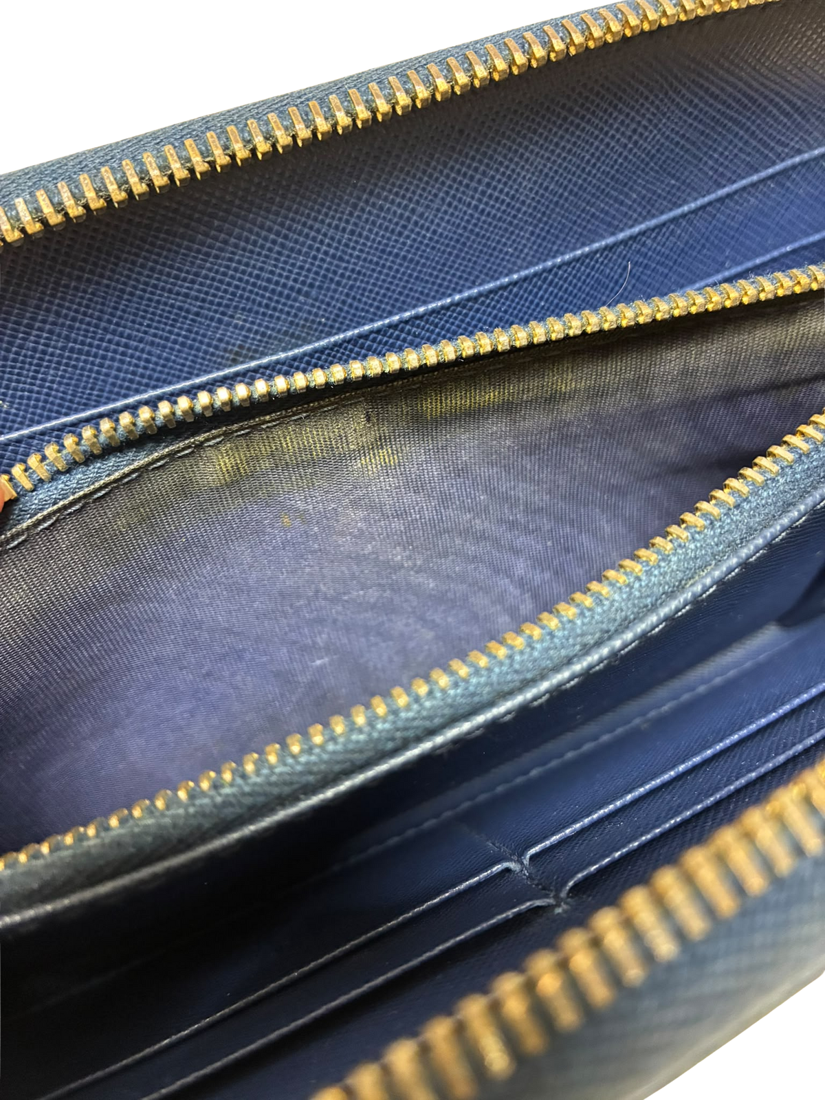 Prada Saffiano Leather ZipAround Wallet