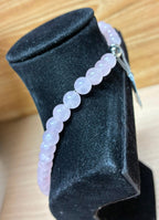 Single Strand Beaded Rose Quartz Necklace 42.95G