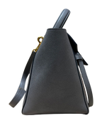Celine Micro Belt Bag Grey Grained Calfskin Leather