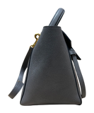 Celine Micro Belt Bag Grey Grained Calfskin Leather