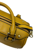 Coach Mustard Yellow Leather Mini Bennett Satchel