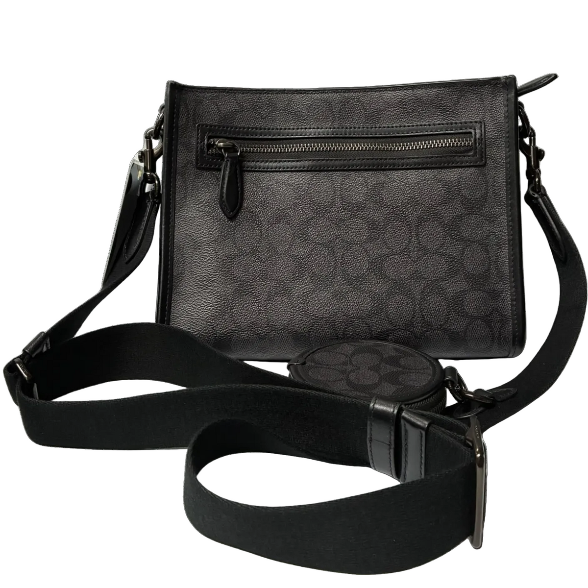 Coach Hitch Convertible Crossbody Signature Canvas