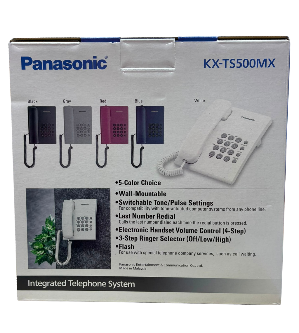 Panasonic KXTS500MX Corded Phone White