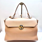 Davidoff Gina Large Pinky Beige Leather Bag