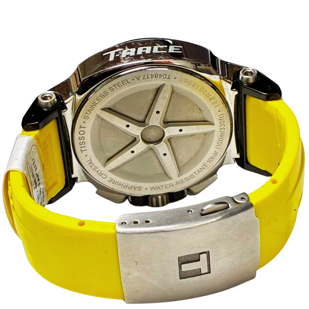 Tissot T048417A TRace Quartz Chronograph Yellow And Black Watch