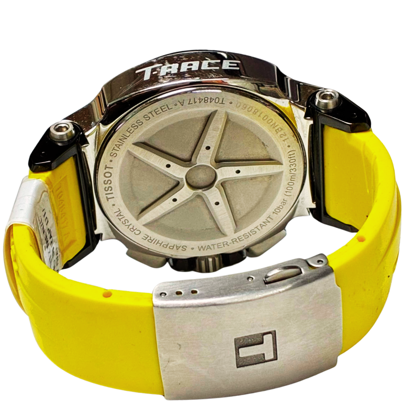 Tissot T048417A TRace Quartz Chronograph Yellow And Black Watch