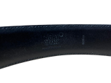 Montblanc Black Westside Leather Belt 35mm MB114435