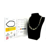 Natural Black South Sea Pearl Silver Necklace