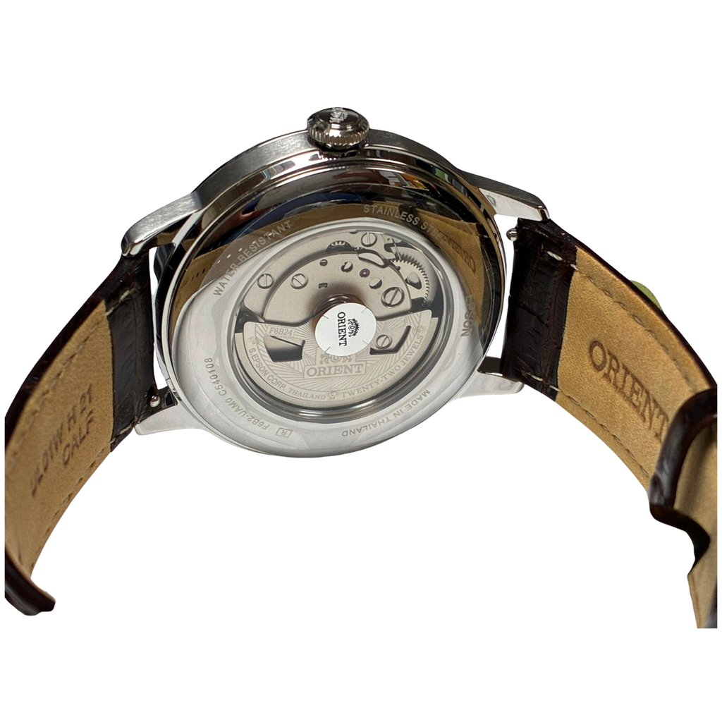 Orient F6B2 UAM0 Bambino Sun And Moon Automatic Watch