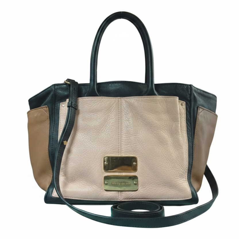See By Chloe S6842328BDK Small ColorBlock Leather Tote Bag