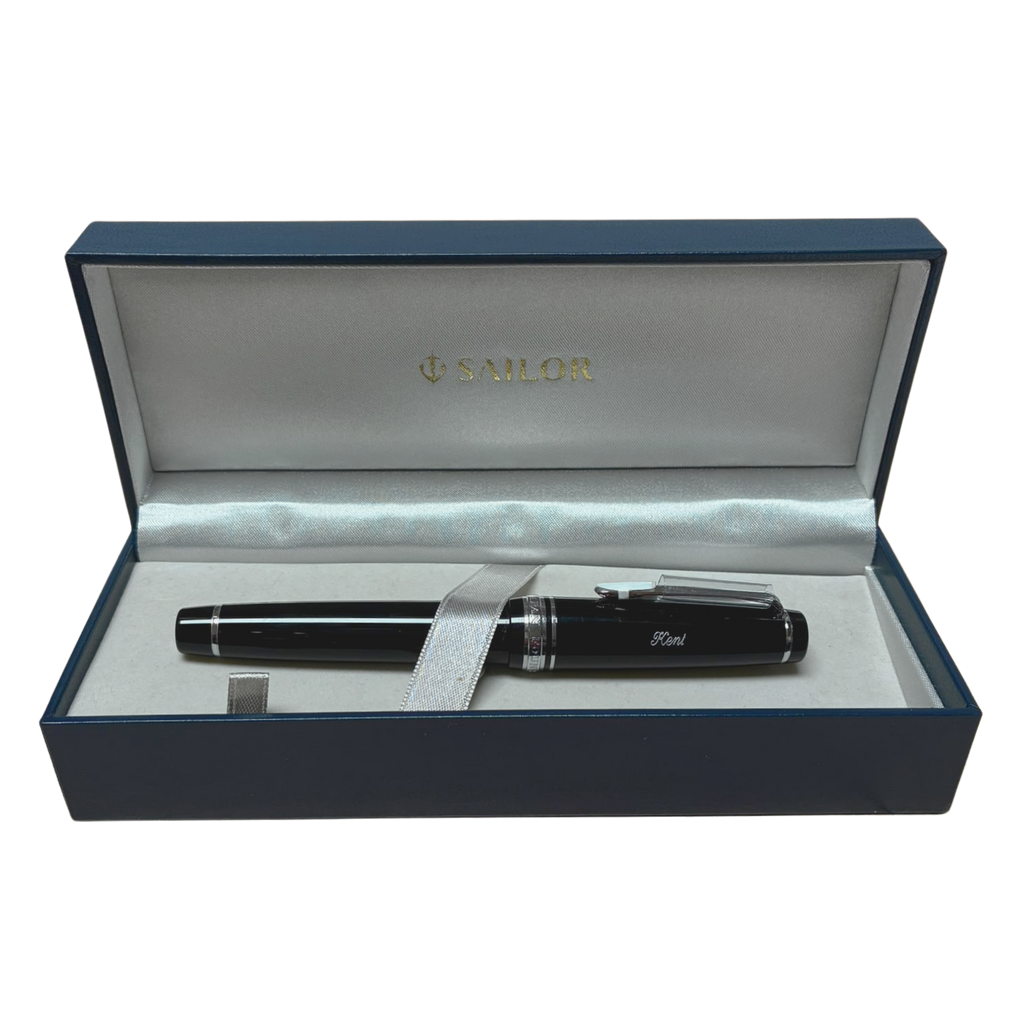 Sailor 112037420 Professional Gear Fountain Pen Black 21K Medium Nib