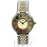 Cartier MUST DE CARTIER 21 125000P 28mm Halfgold Quartz Watch