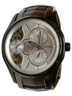 Fossil Twist Automatic Watch ME1019 Stainless Steel Anthracite GreyBand