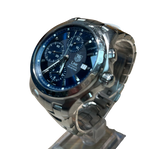 TAG Heuer Link CJF21140 Link Chronograph 40mm Steel Blue Dial Auto Diver Mens Watch