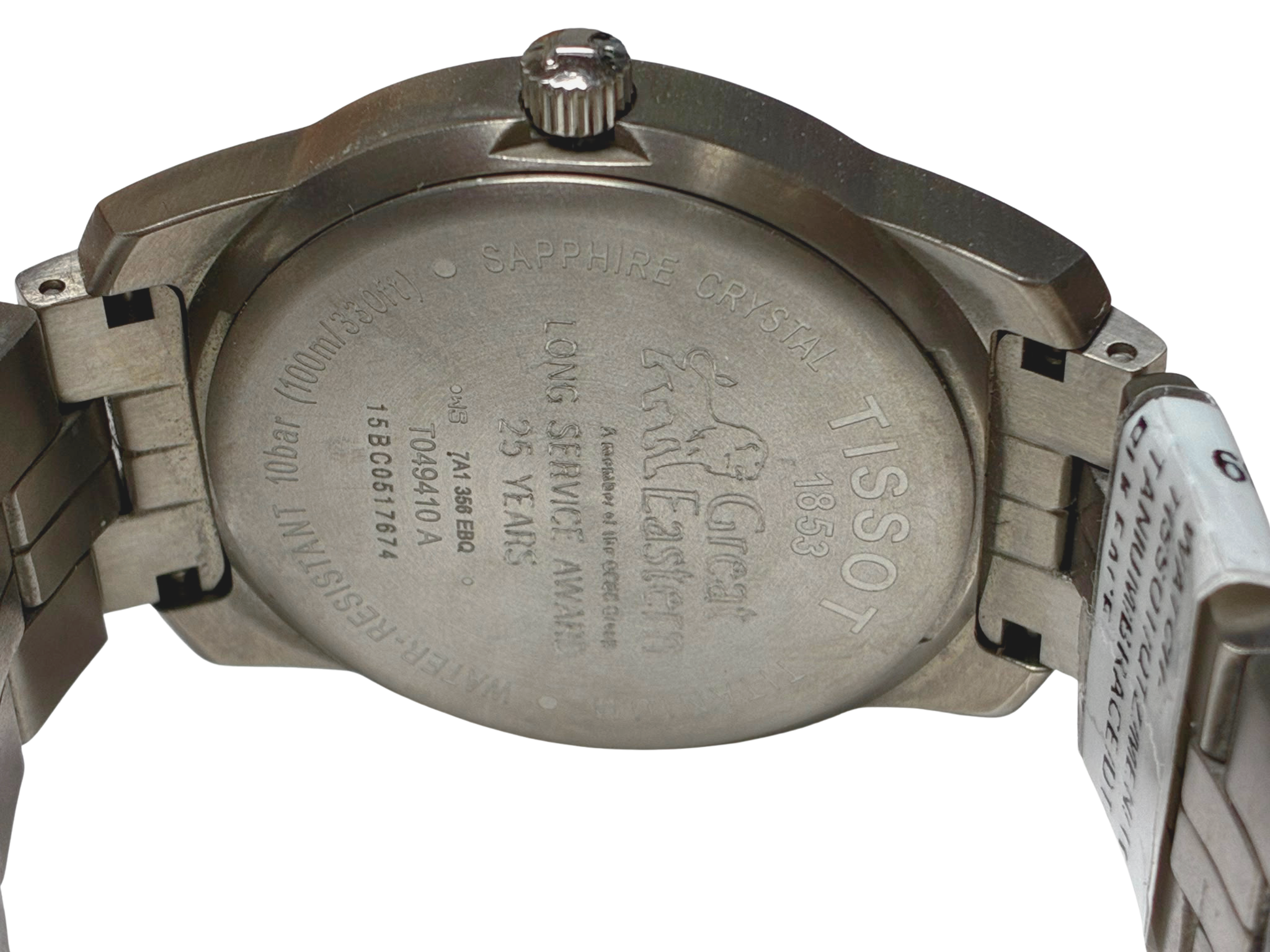 Tissot Mens T049410 A PR 100 Analog Swiss Quartz Titanium Watch 38mm