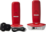 Vtech VT1301-2 RD Colorful Design Twin Cordless Phone, Red