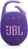 JBL Clip 5 - Ultra-Portable, Waterproof & Dustproof Bluetooth Speaker, Big Pro Sound with Punchy bass, Integrated Carabiner, Up to 12 Hours of Play, Made in Part with Recycled Materials Purple