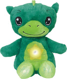 Ontel Star Belly Dream Lites, Stuffed Animal Night Light, Dreamy Green Dino - Projects Glowing Stars & Shapes in 6 Gentle Colors