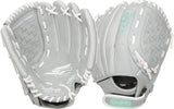 Rawlings Sure Catch Series Fastpitch Softball Glove, Teal/Grey/White, Right Hand Throw, 11.5 inch (SCSB115M-6/0)