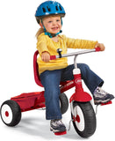 Radio Flyer Deluxe Steer & Stroll Ride-On Trike, Tricycle For Toddlers, Ages 2-5