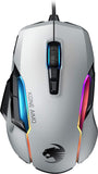 ROCCAT Kone AIMO Remastered PC Gaming Mouse, Optical, RGB Backlit Lighting, 23 Programmable Keys, Onboard Memory, Palm Grip, Owl Eye Sensor, Ergonomic, LED Illumination, Adjustable to 16,000 DPI-White