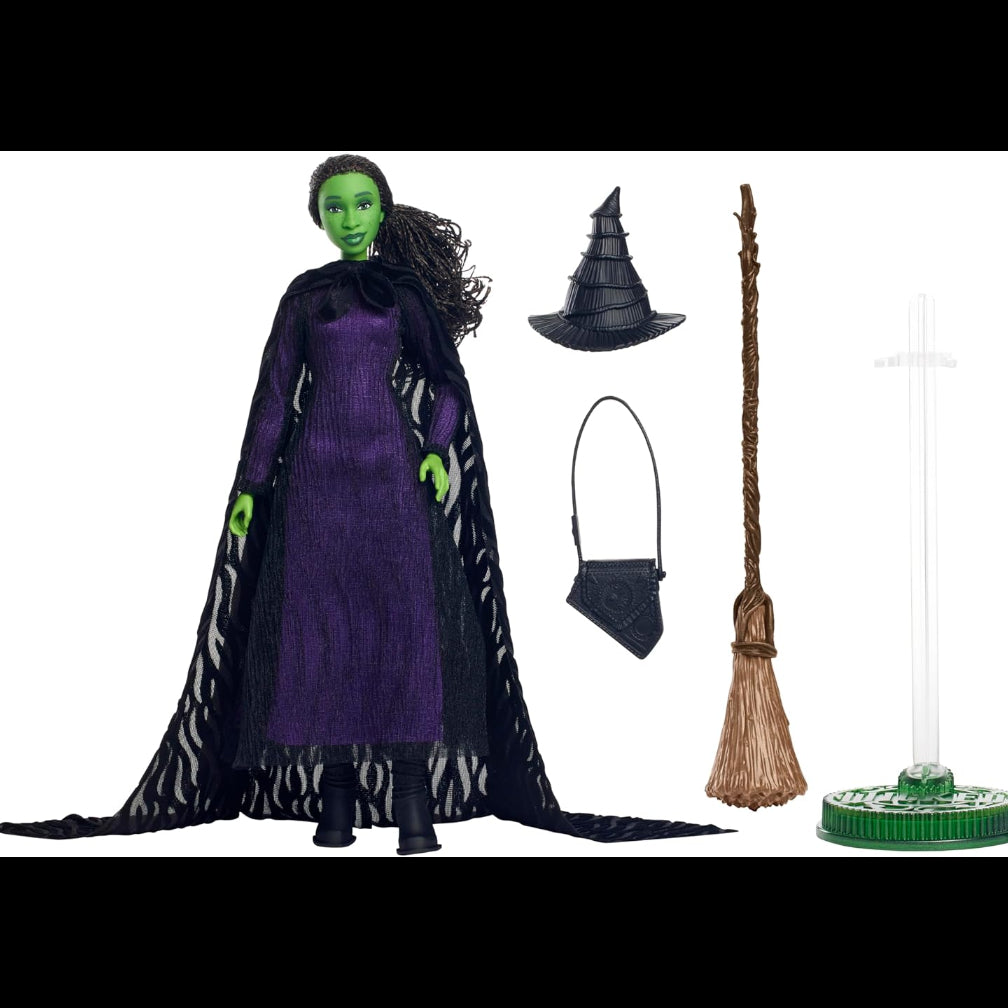 Mattel Wicked Elphaba HXY38 Deluxe Fashion Doll And Accessories