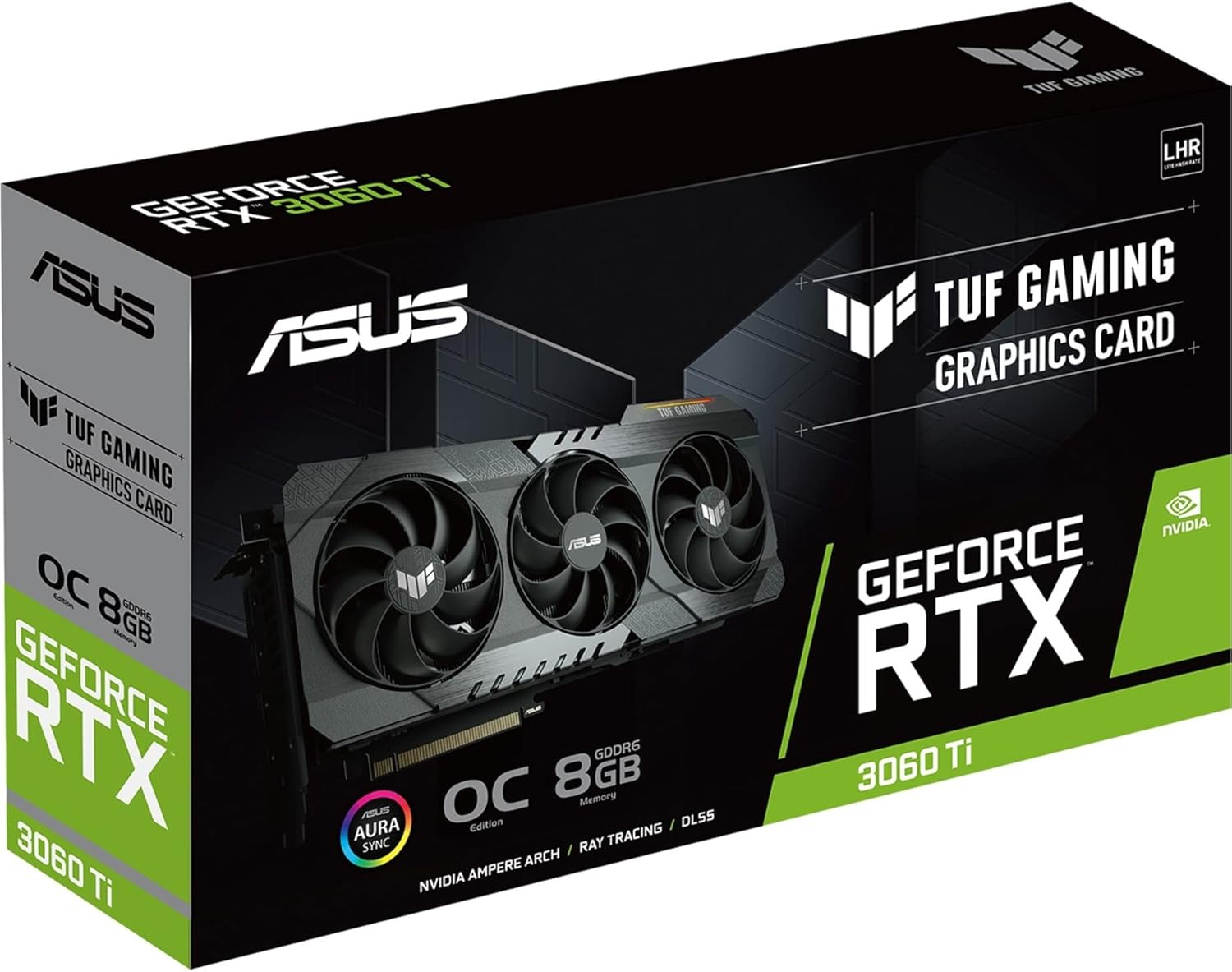 ASUS TUF Gaming NVIDIA GeForce RTX 3060 Ti V2 OC Edition Graphics Card Main image