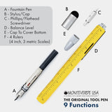 Monteverde MV35231 Tool Fountain Pen, Yellow