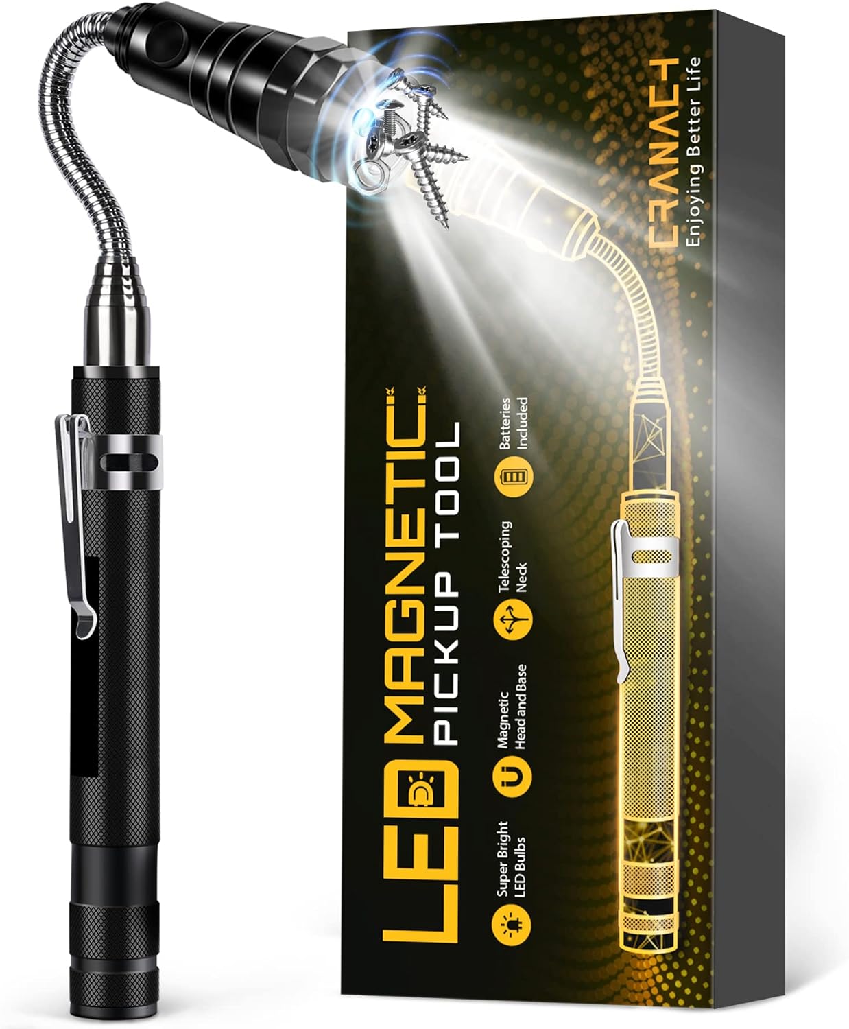 Cranach Magnetic Pickup Tool With Torch Main image