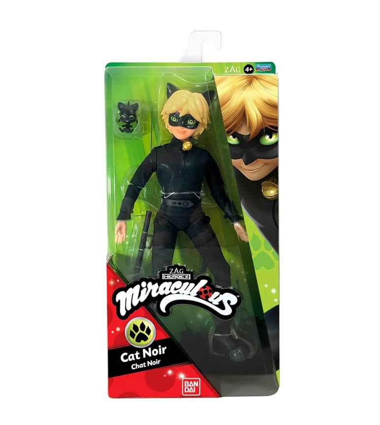 Miraculous Cat Noir Action Doll, 11 inches , Black Main image