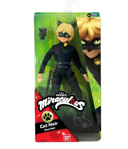 Miraculous Cat Noir Action Doll, 11 inches, Black Main image