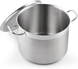 Cooks Standard Stockpots Stainless Steel 20 Quart Professional Grade Stock Pot With Lid Silver
