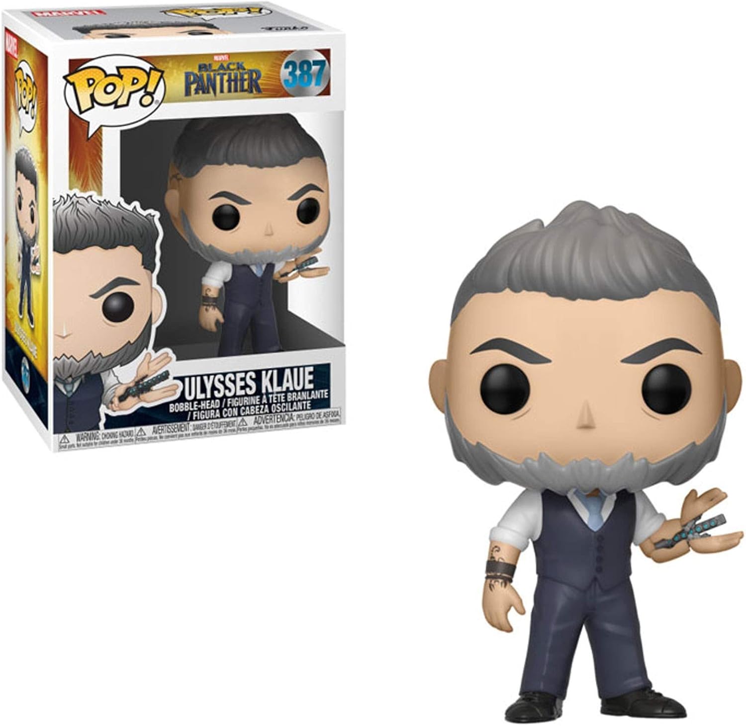 Funko Pop Marvel Black Panther Ulysses Klaue Collectible Figure Multicolor Main image