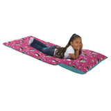 Disney Encanto Tropical Delight Pink and Aqua Mirabel and Isabella Deluxe Easy Fold Toddler Nap Mat