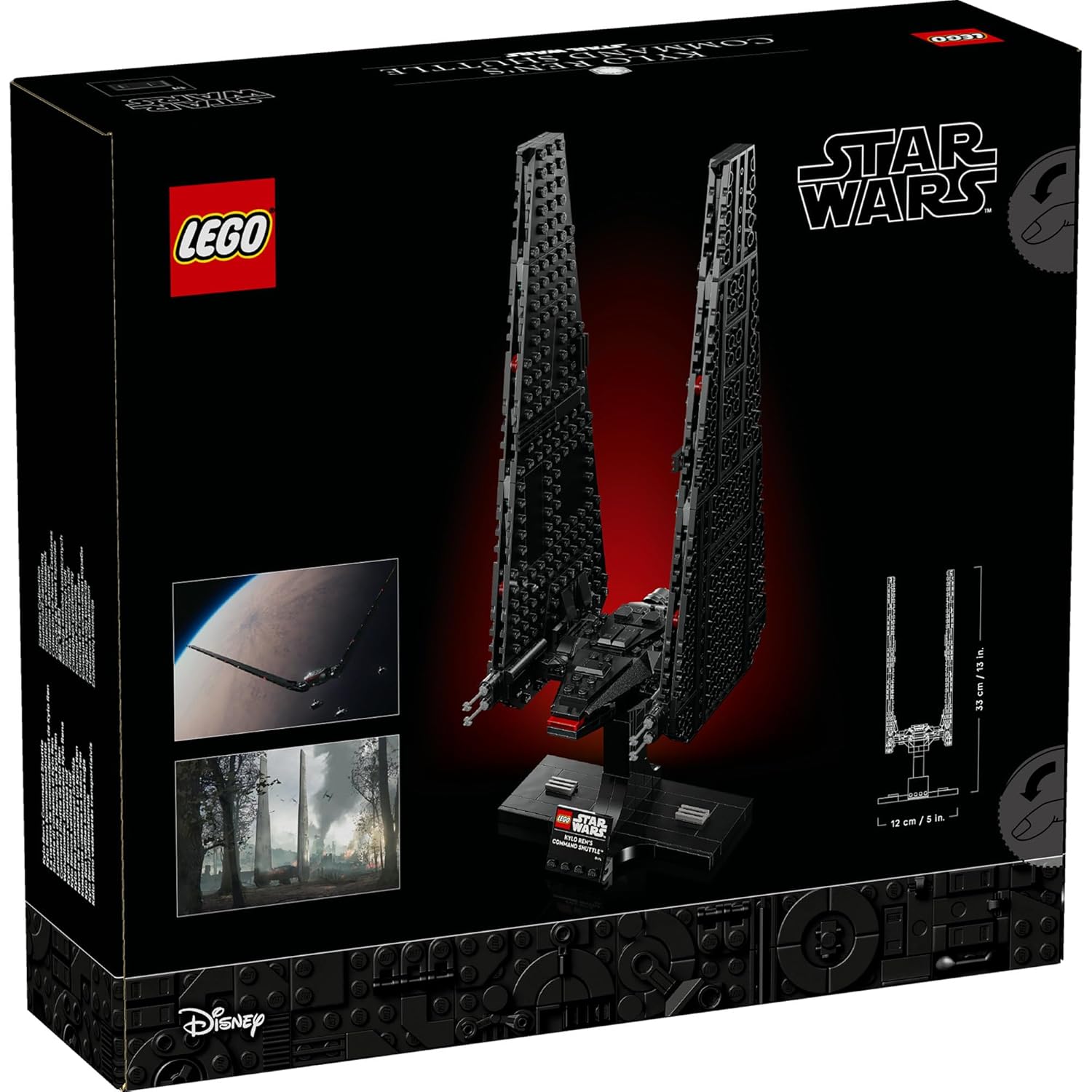 LEGO Star Wars Kylo Ren Command Shuttle Buildable Starship Model Kit 75406 Building Blocks