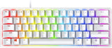 Razer Huntsman Mini 60% Gaming Keyboard: Fast Keyboard Switches - Linear Optical Switches - Chroma RGB Lighting - PBT Keycaps - Onboard Memory - Mercury White