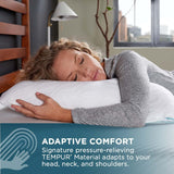 TEMPUR-PEDIC 15375150 TEMPUR-Cloud ProMid Pillow, Queen, White